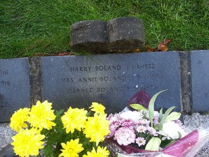 Harry, Annie and Gerald Boland grave